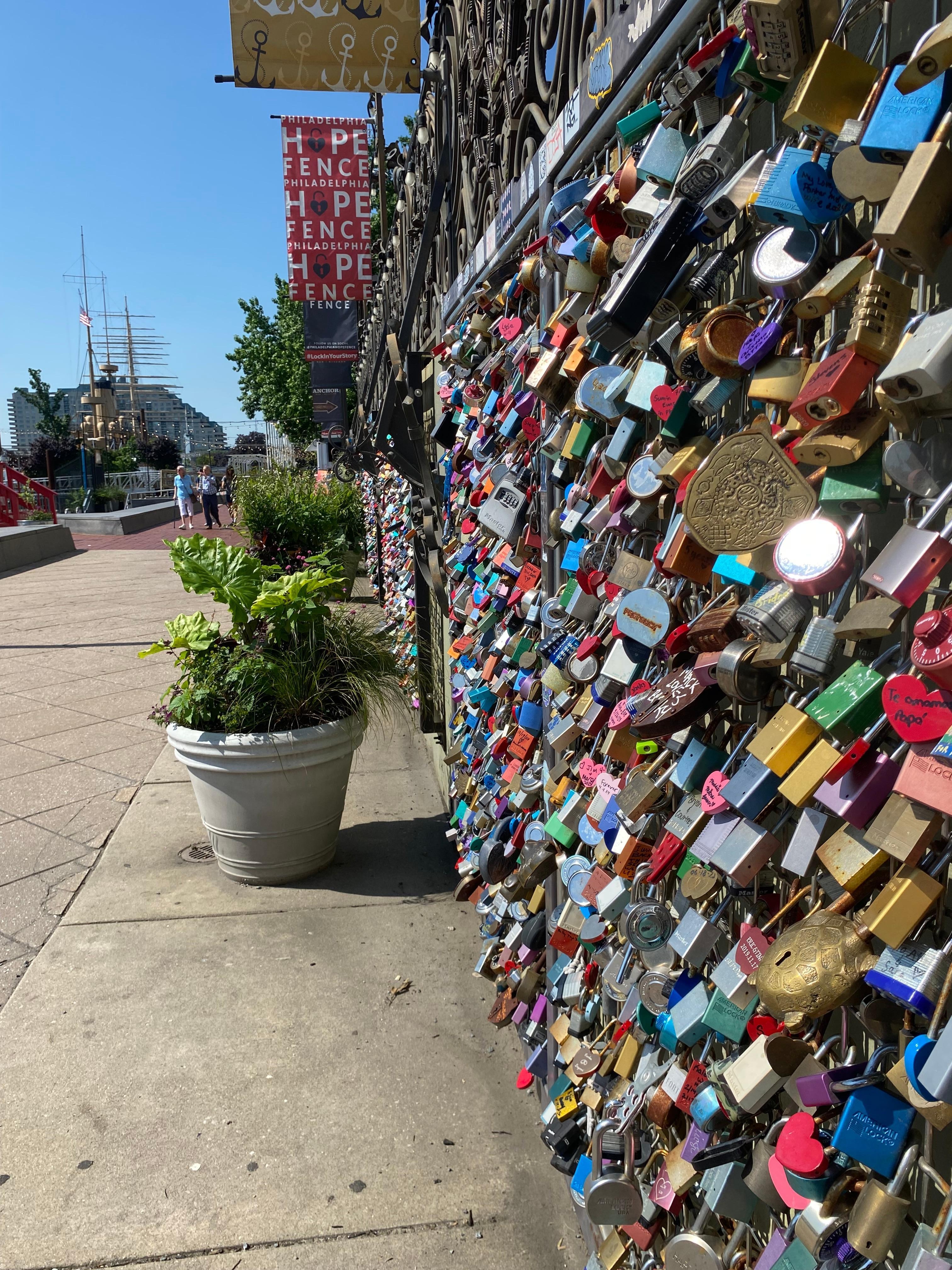 Leave your lock!