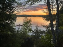 Can’t beat the sunset on Phillips lake.