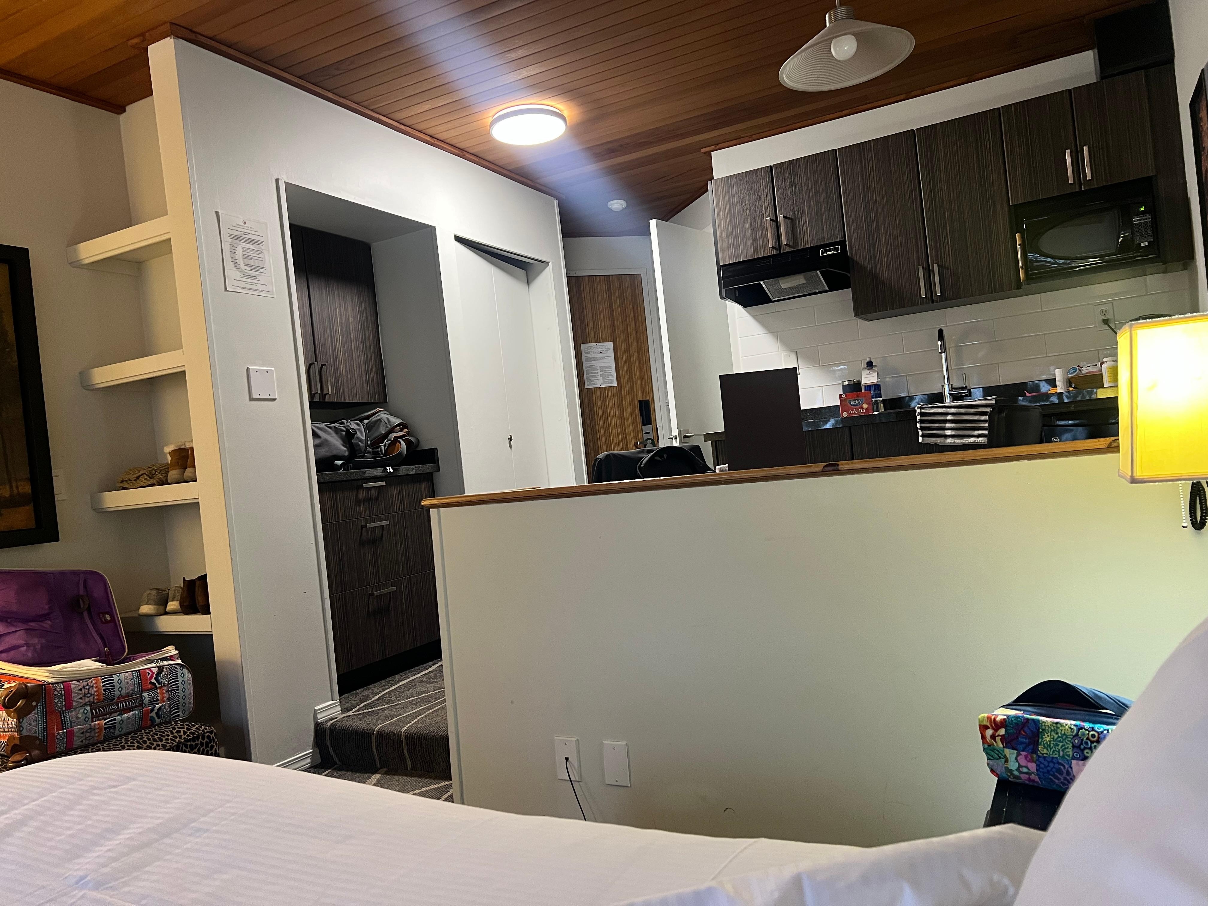 kitchen and dining area included. 