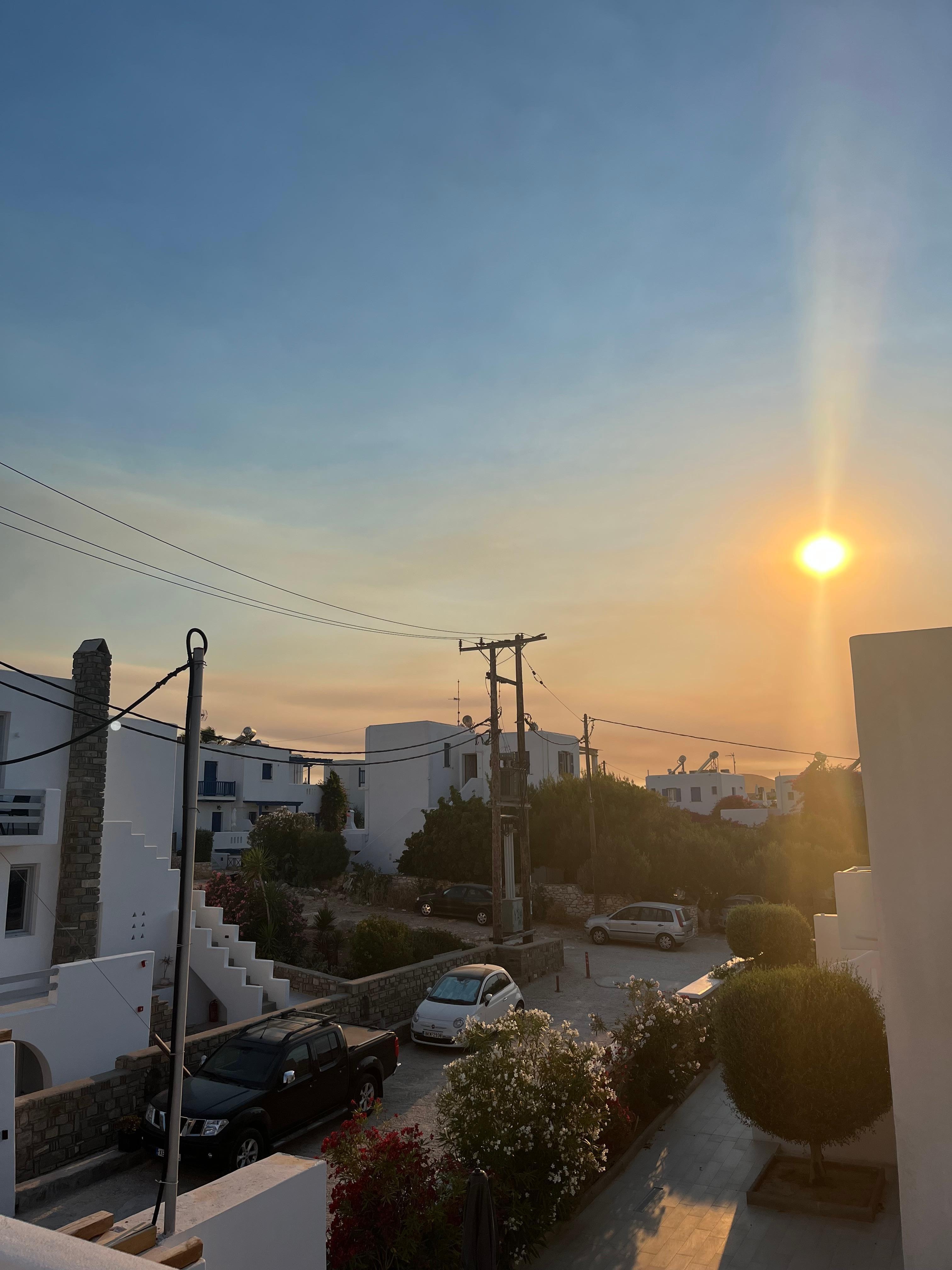 view from balcony