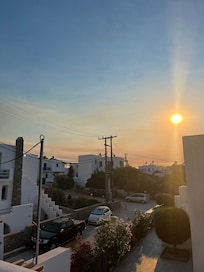 view from balcony