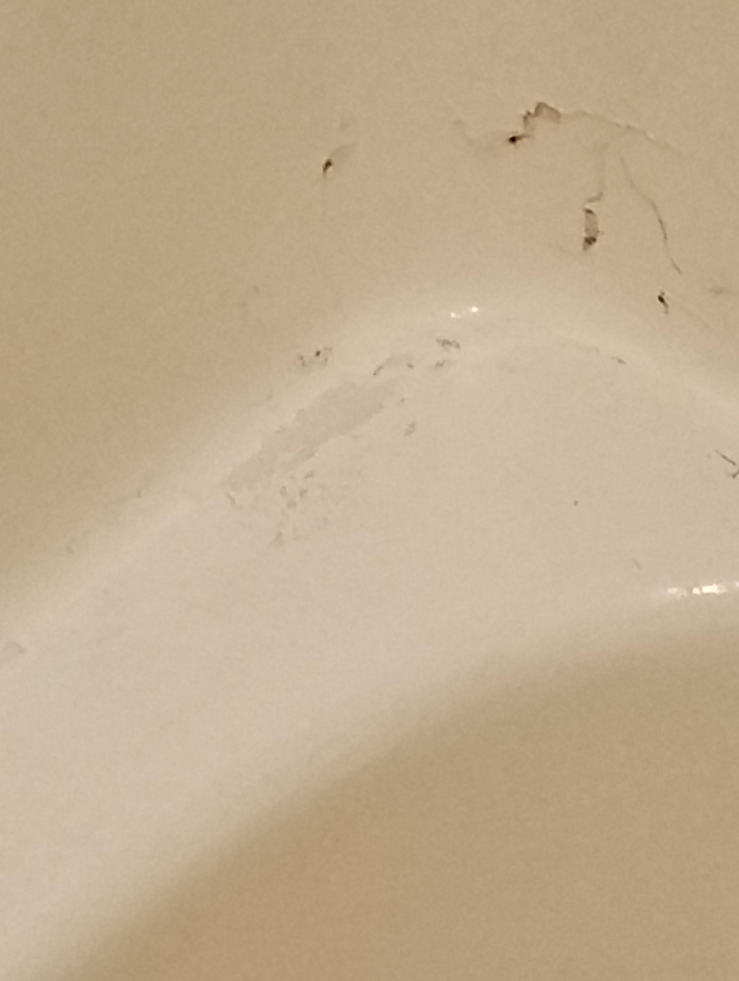 Tub stains
