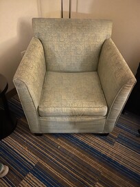 This was the most comfortable chair in the world! I fell asleep in it twice!!