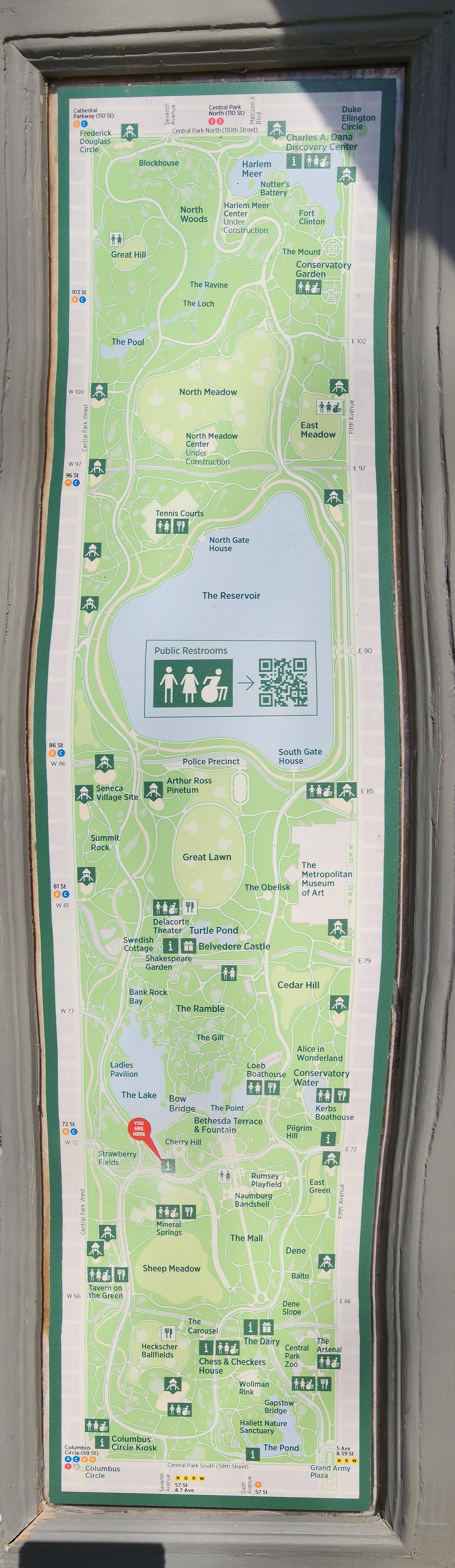 Central Park Map