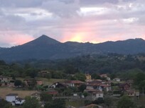 Sunset from the villa