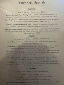 Daily specials
