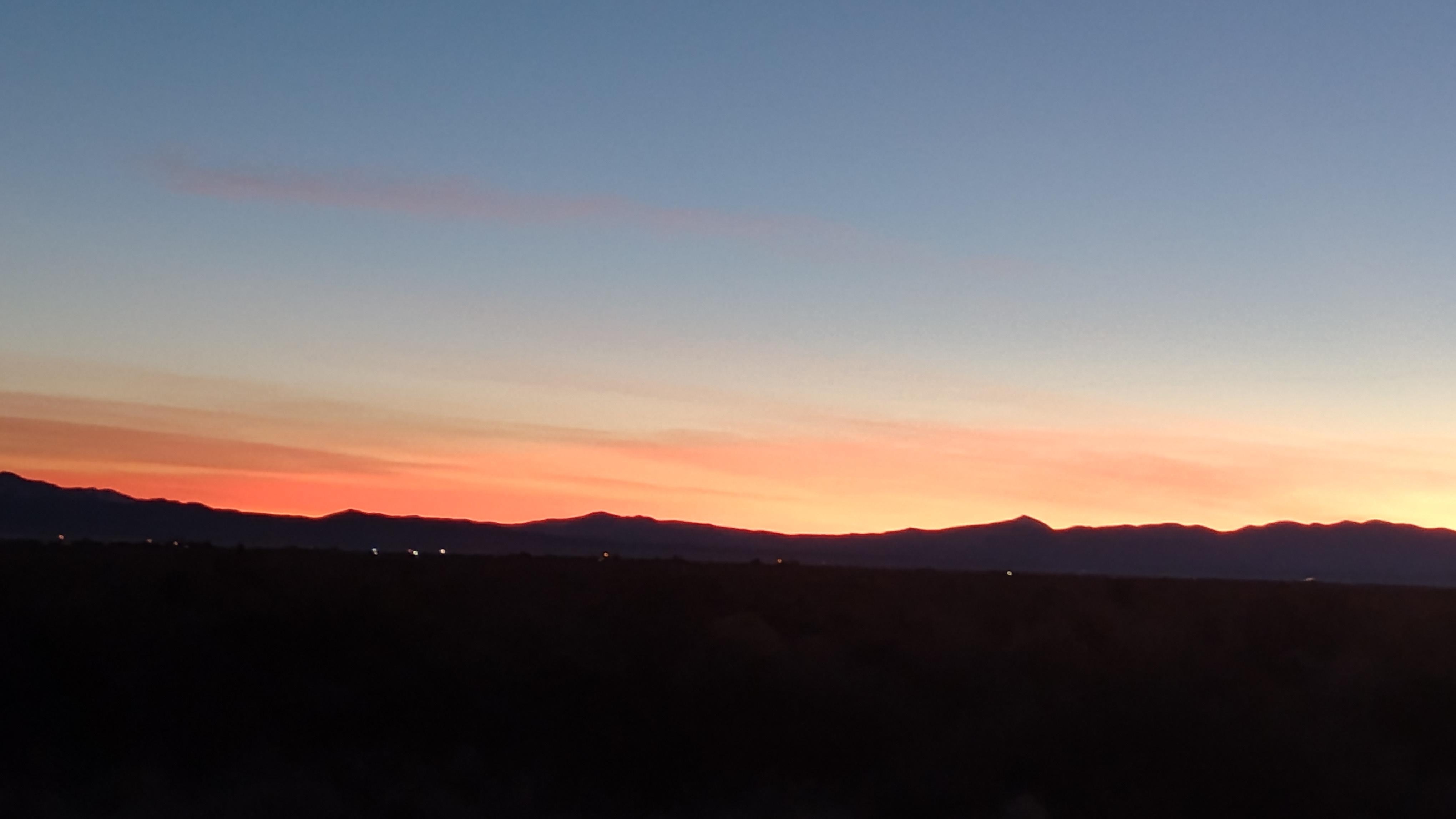 Sunrise from the front porch