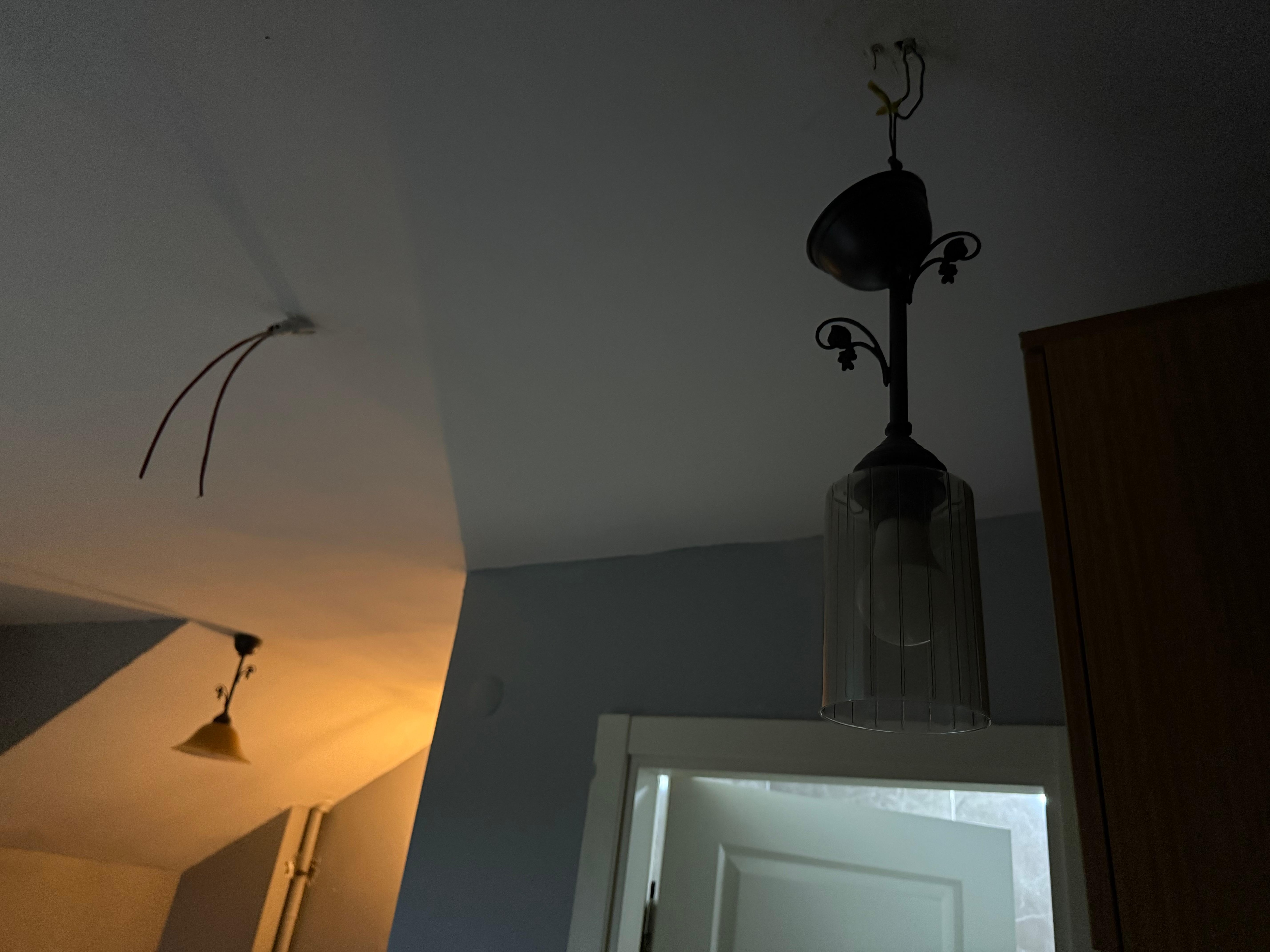 Licht funktionierte nicht aus technischen Gründen des Hotels