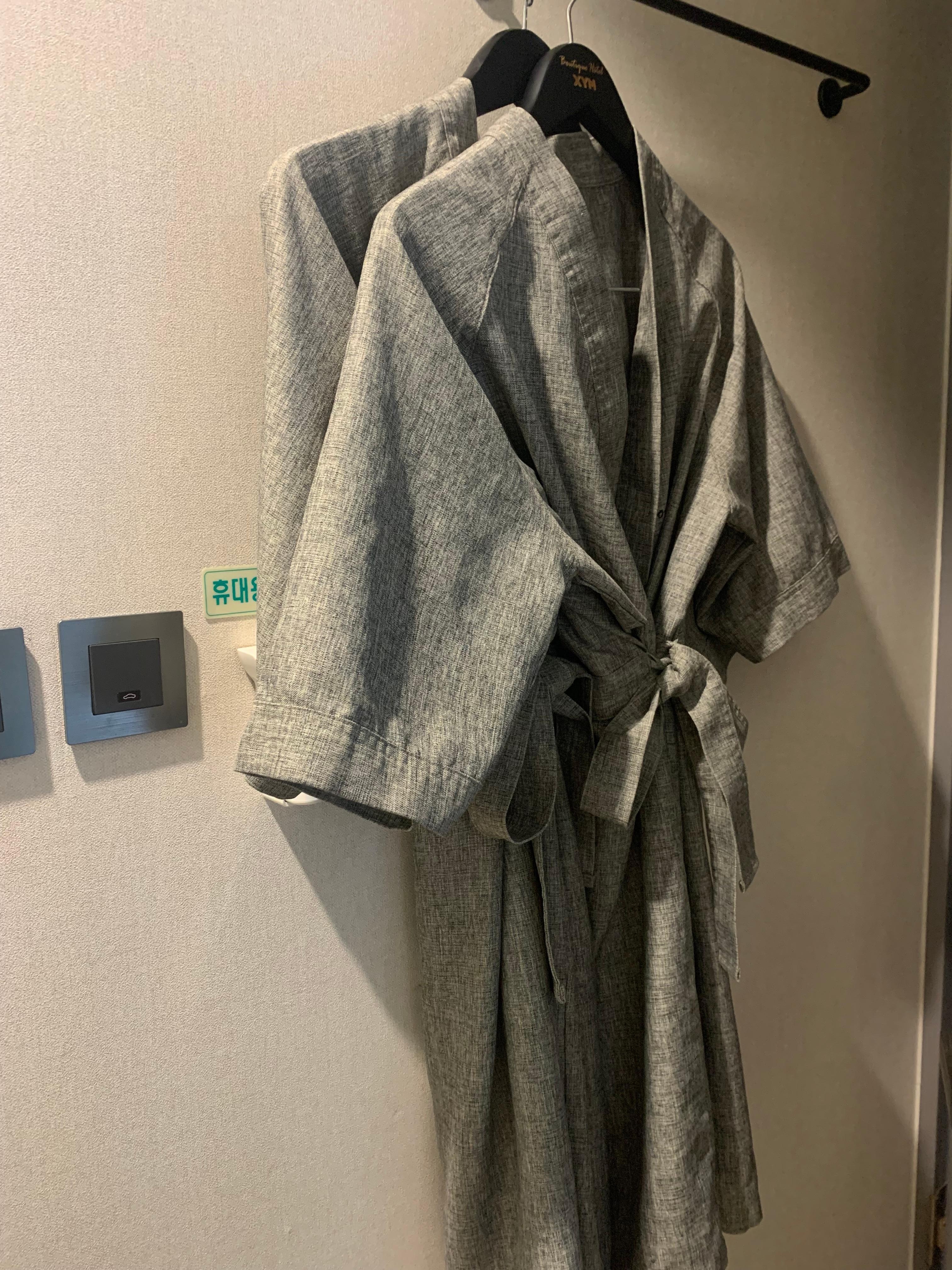 Robes and slippers provided 