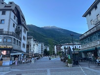 Tirano station square