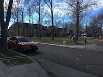 main neighborhood park less than a block away