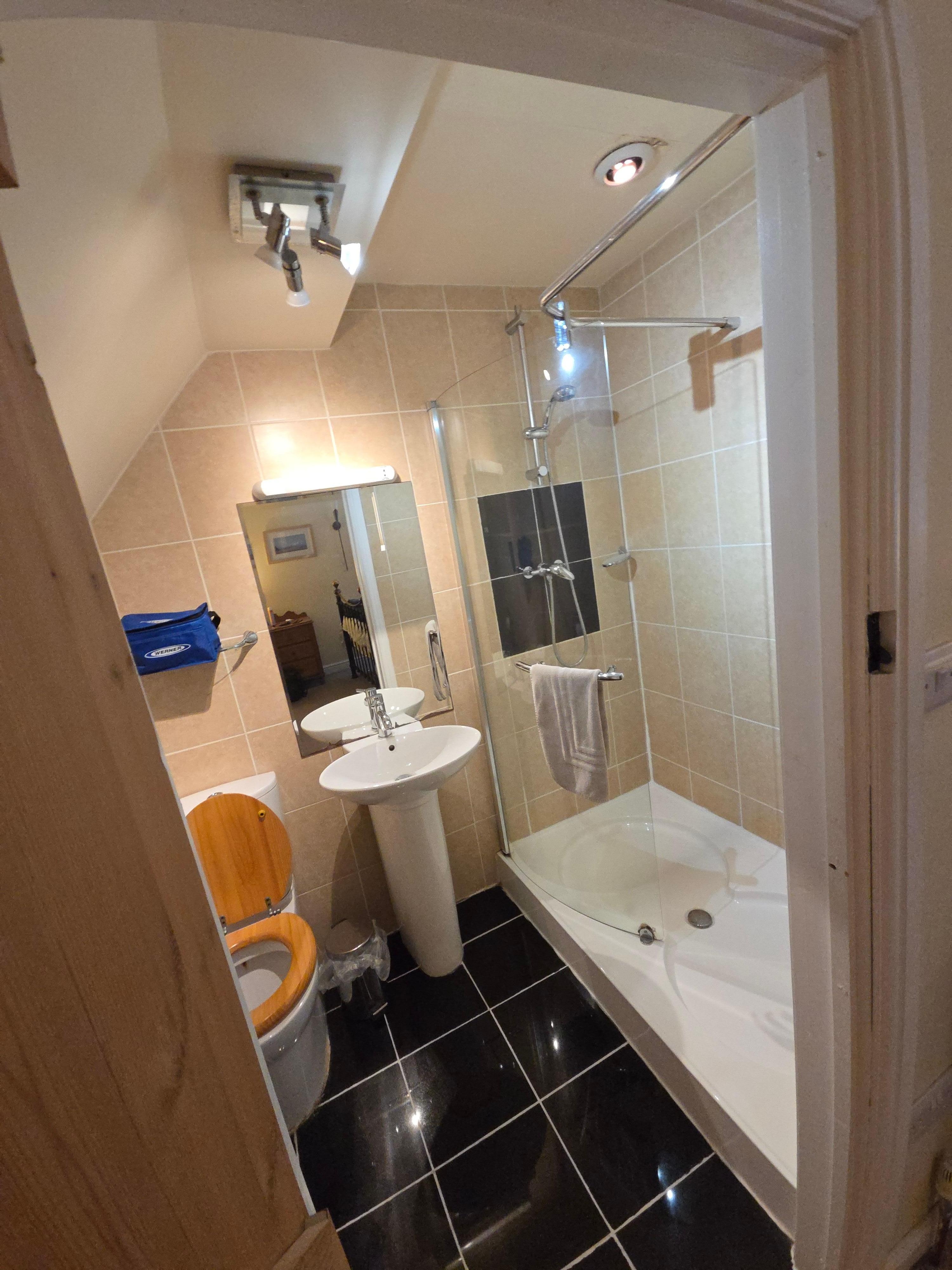 Unsuited for main bedroom