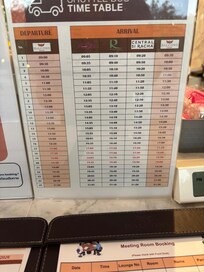 セントラルやロビンソンデパートまでシャトルバスが頻繁に出てる