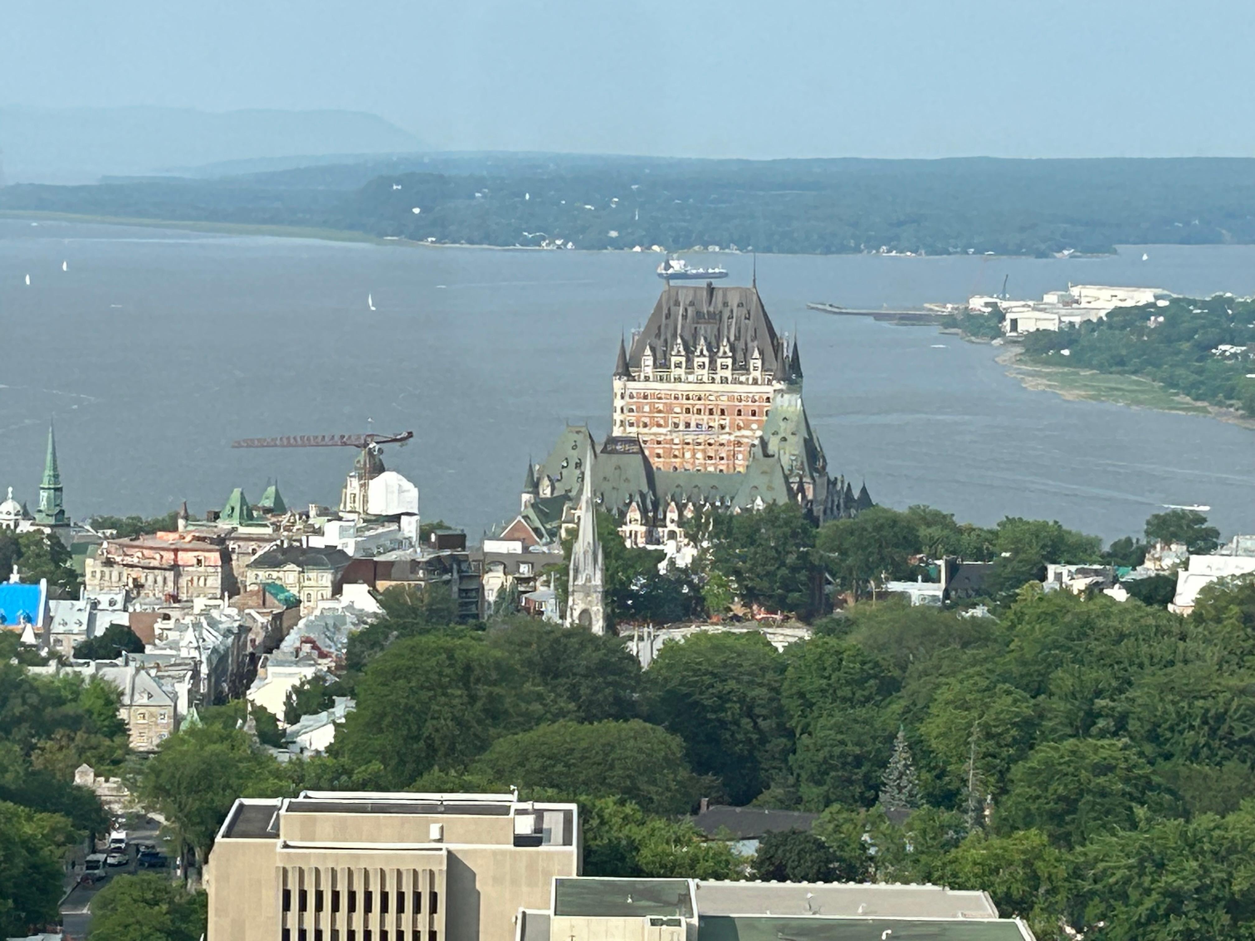 Picture from our room of the Fairmont. 