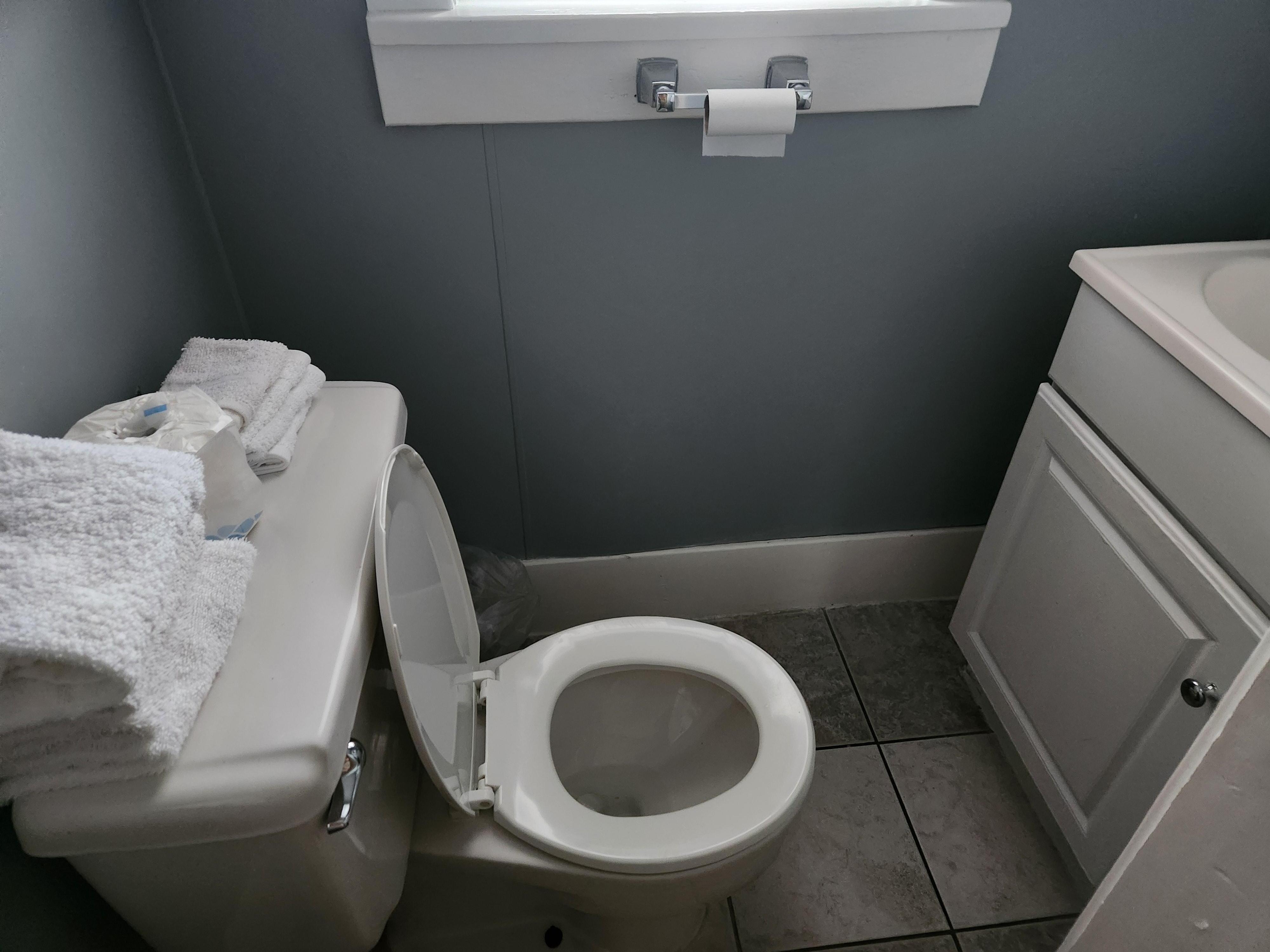 Clean but cozy space. New fixtures.