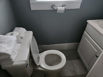 Clean but cozy space. New fixtures.