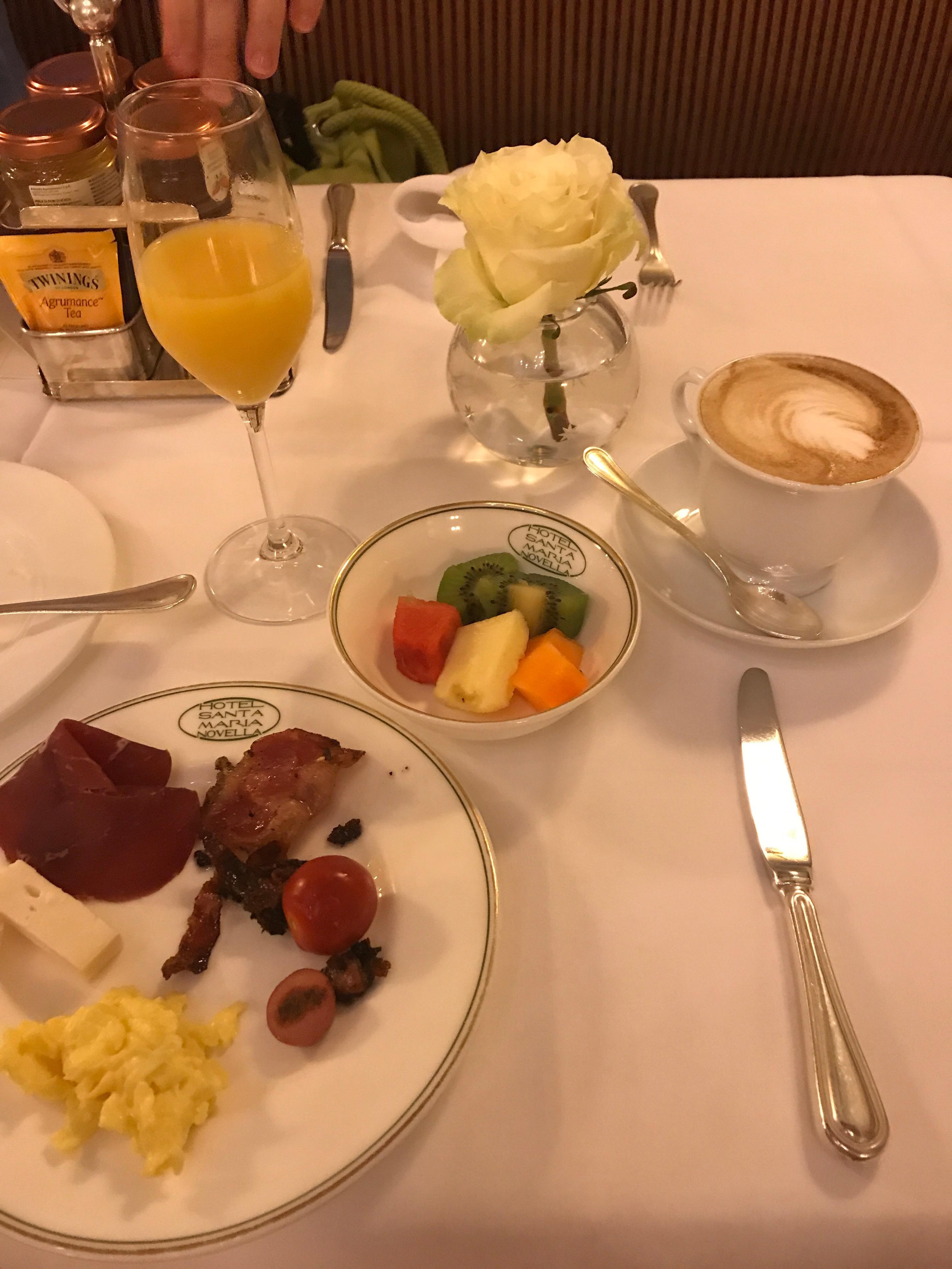 Breakfast but there was more on the buffet