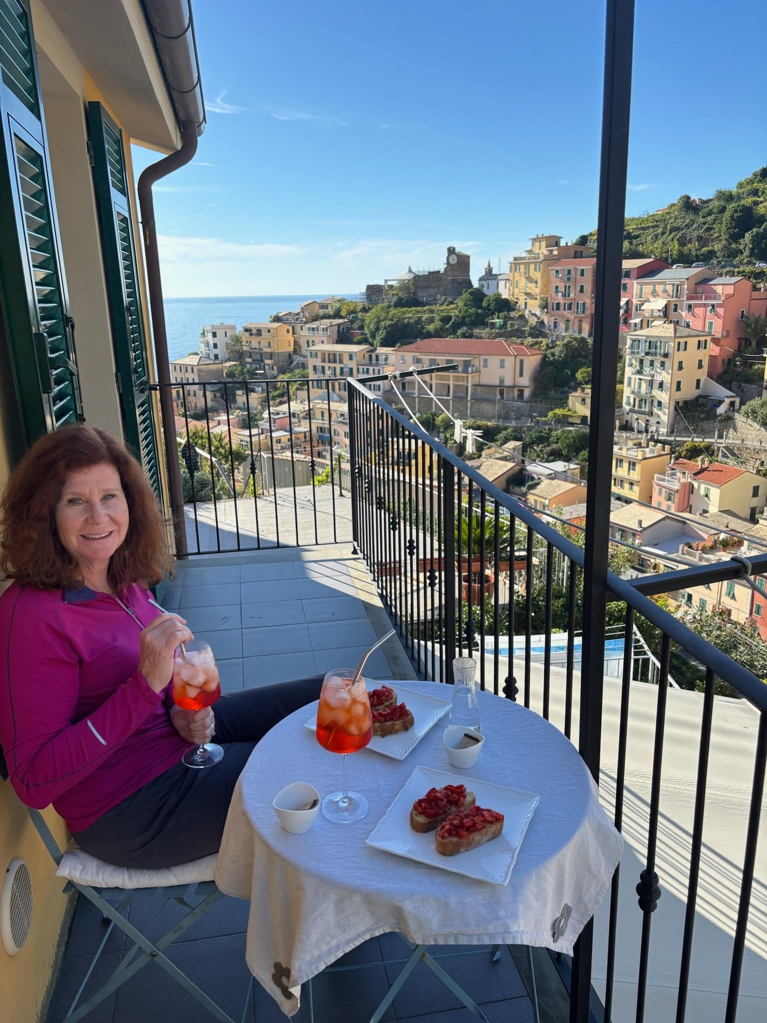 View from the room balcony 