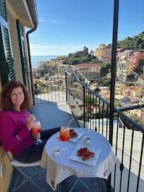 View from the room balcony