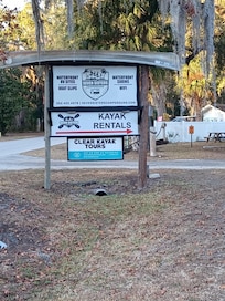 Campground entrance