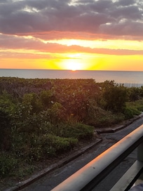 Sunset from the porch.