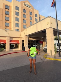 Front of hotel