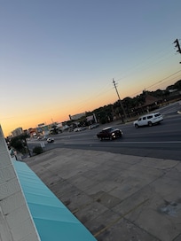 Front view of the strip