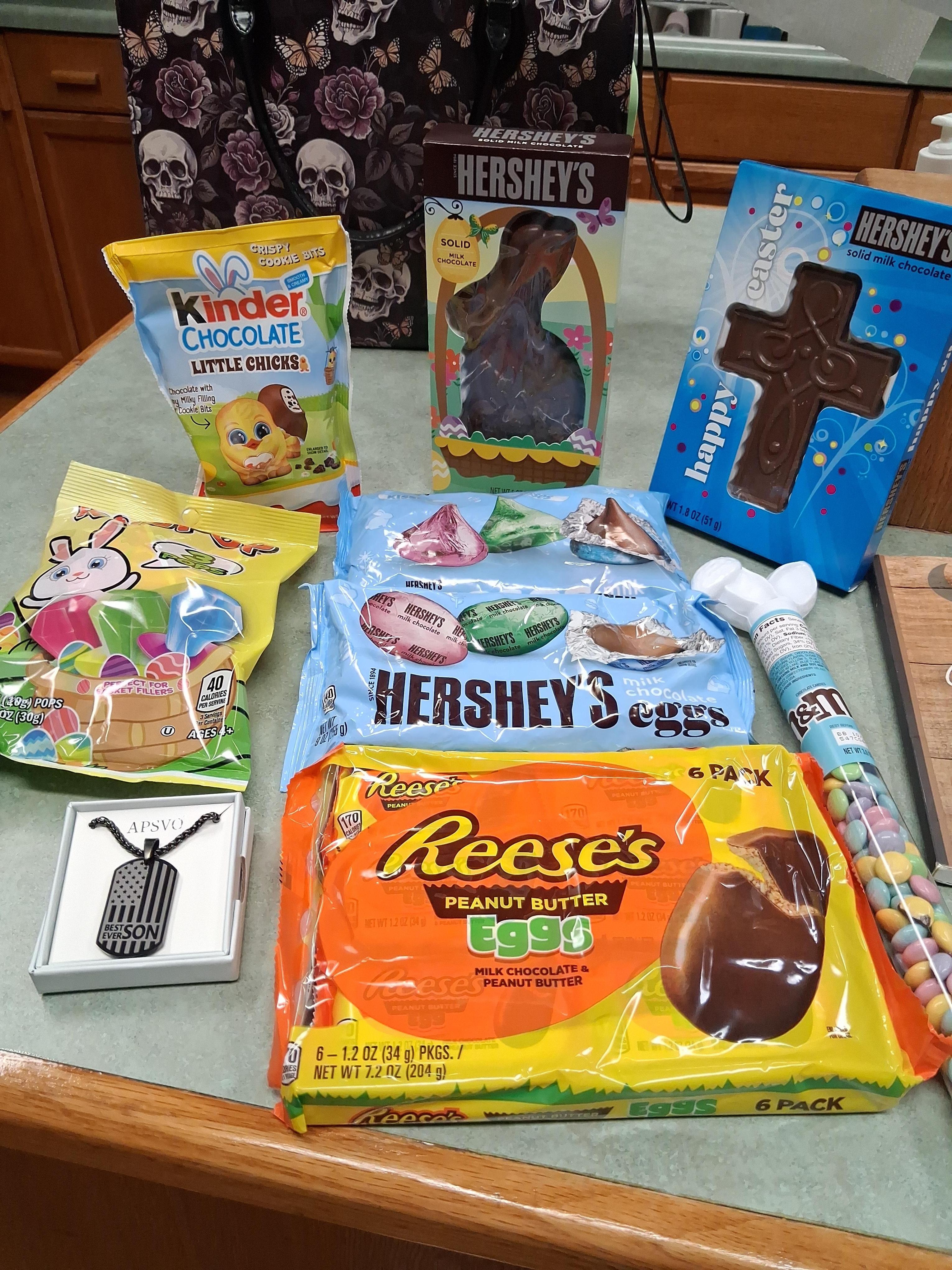 The Easter Bunny came while we were on our get away. 