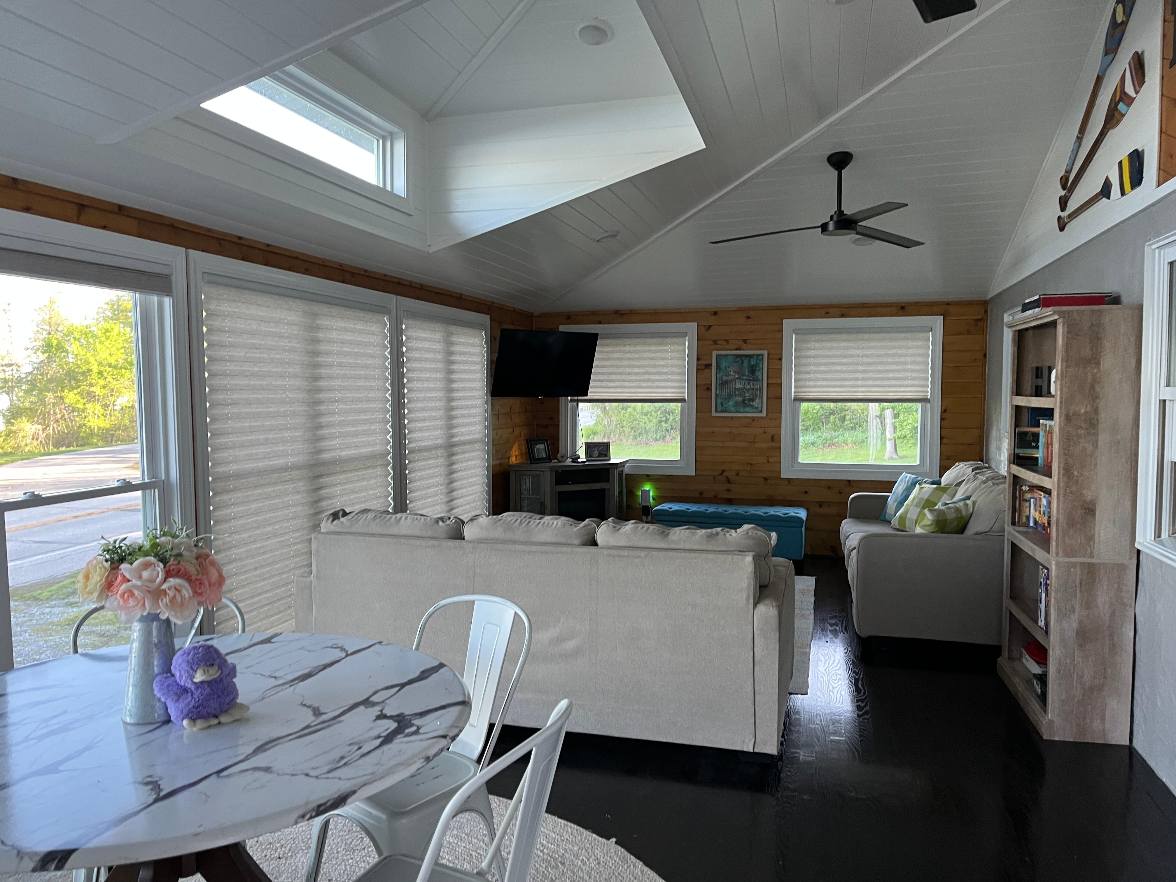 The sunroom is amazing!