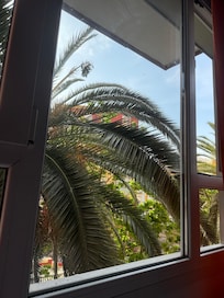 Hotel window view