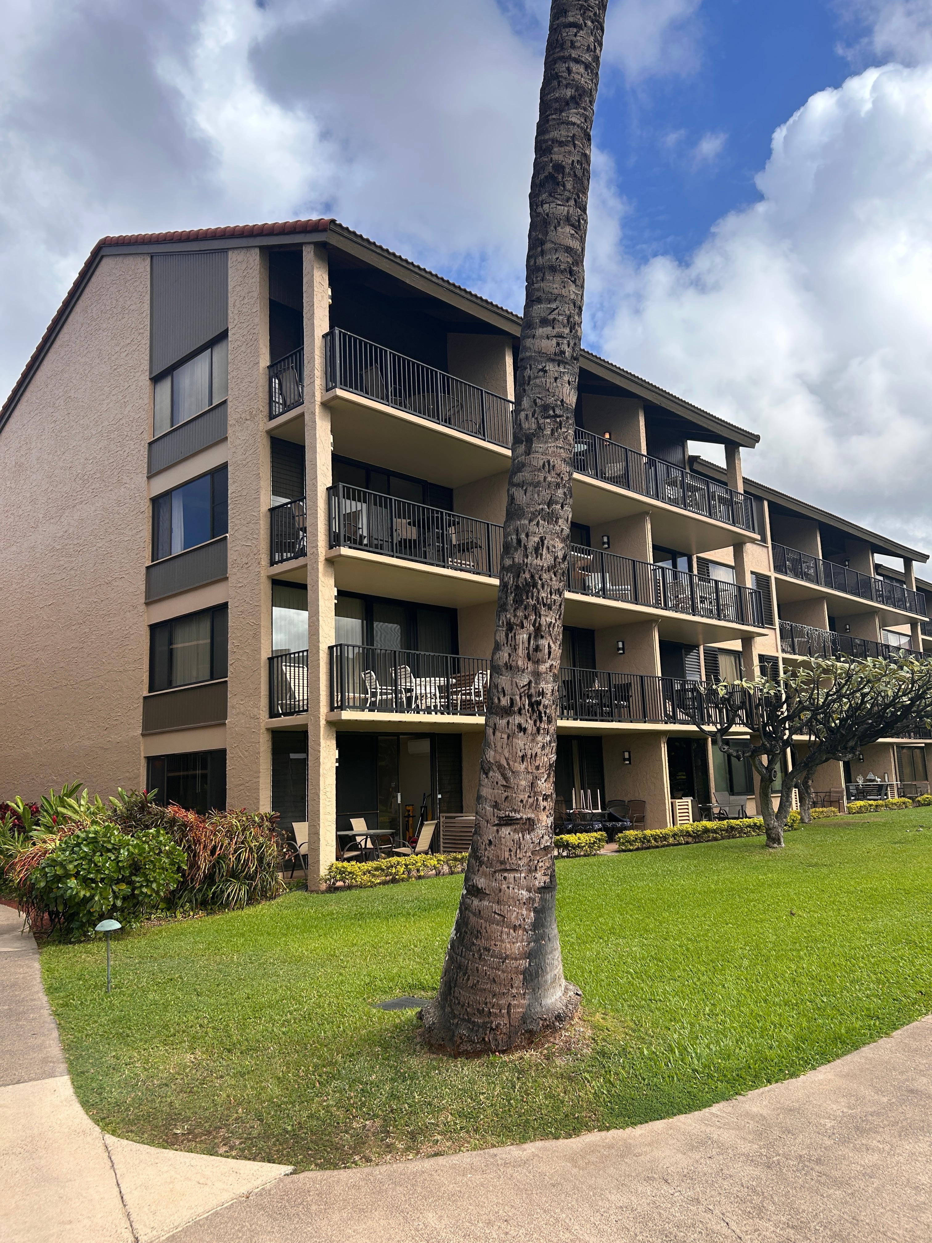 The condo from the ground 