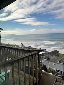 Sunset at Oceanside beach a short walk from the house.