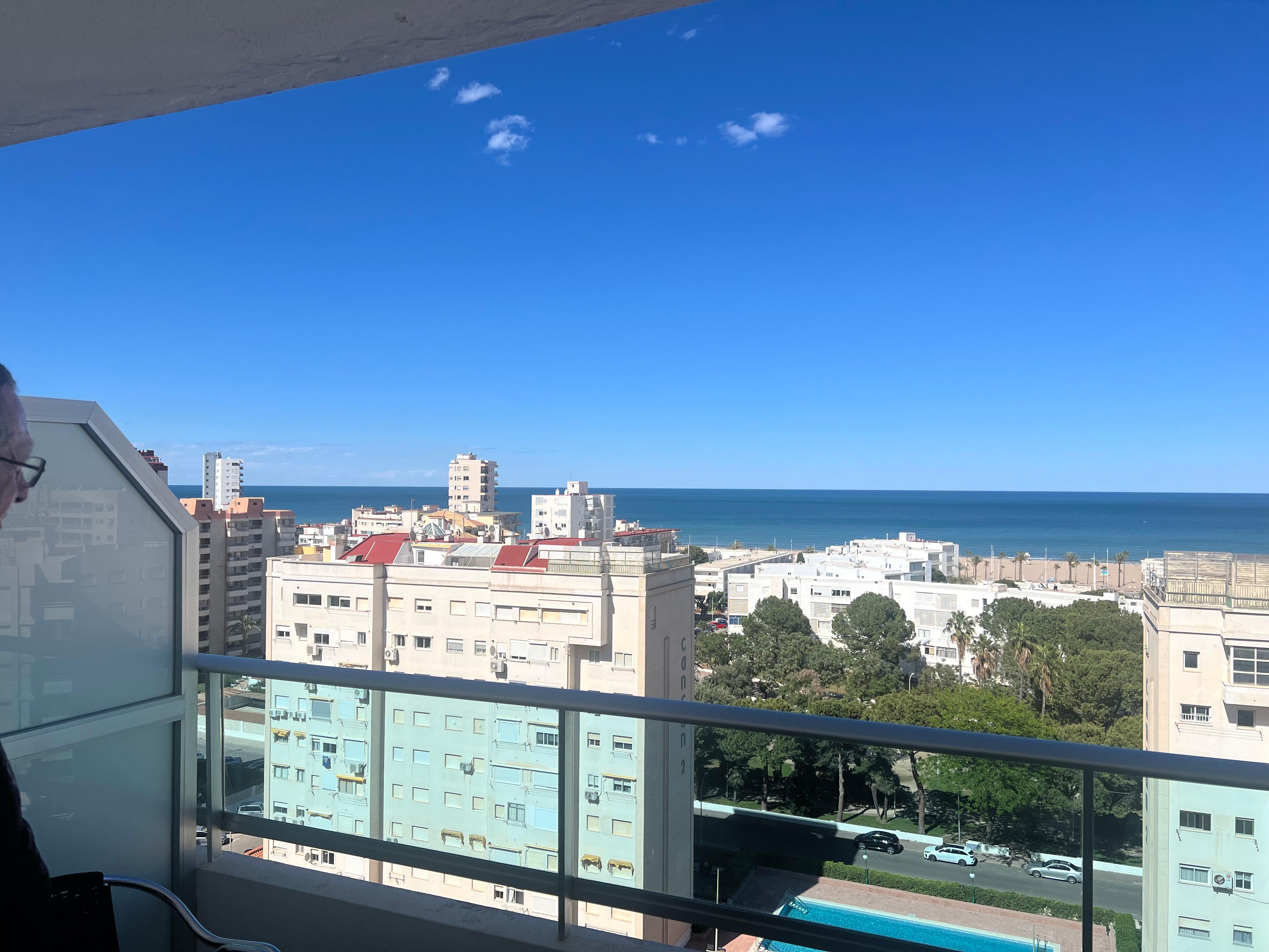 Sea view from 9th floor balcony