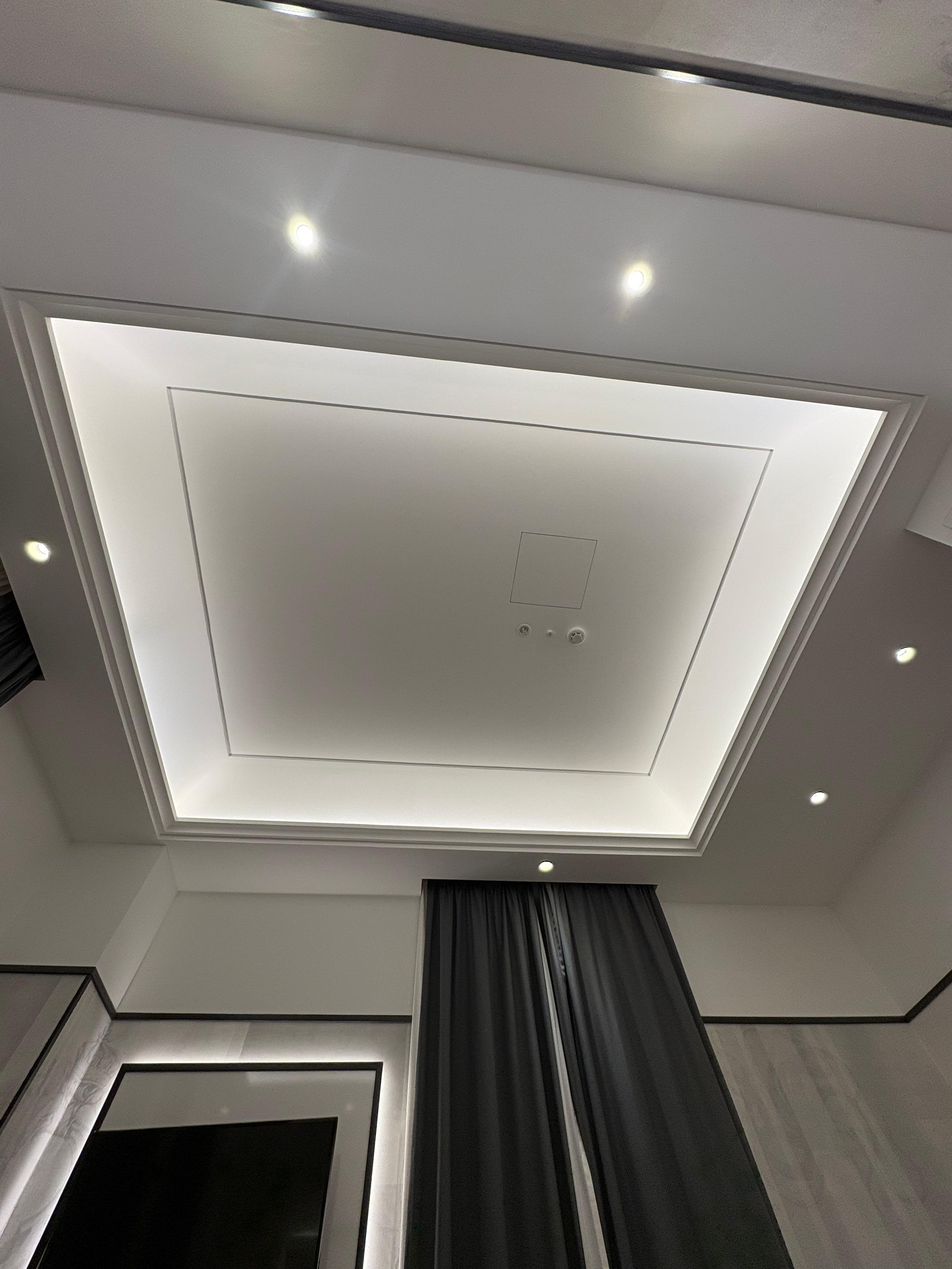 Cool overhead lighting