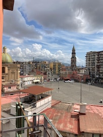 Huge empty and dirty Plazza Mercato