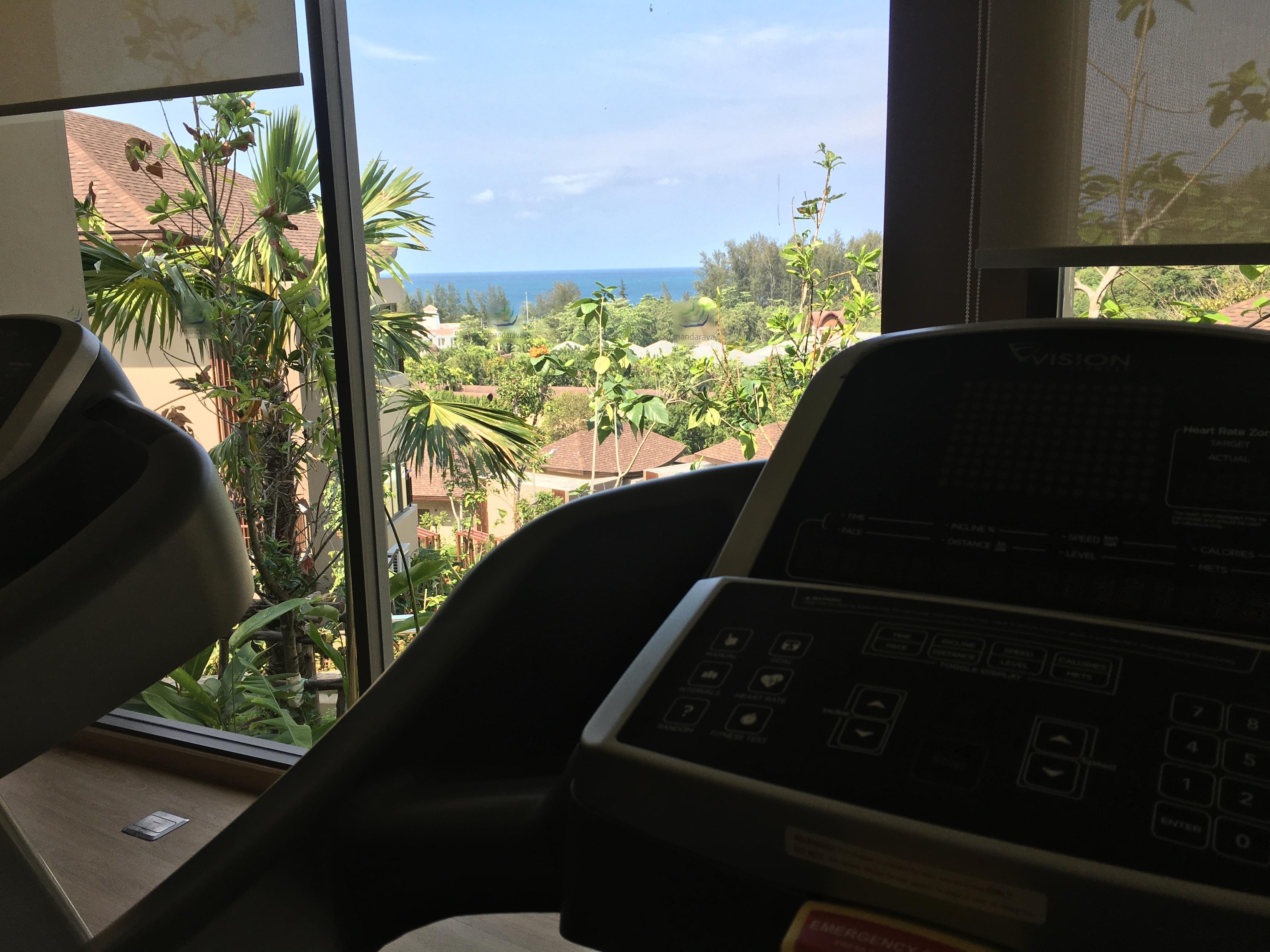 View from fitness center