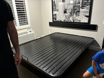 Bed with no mattress