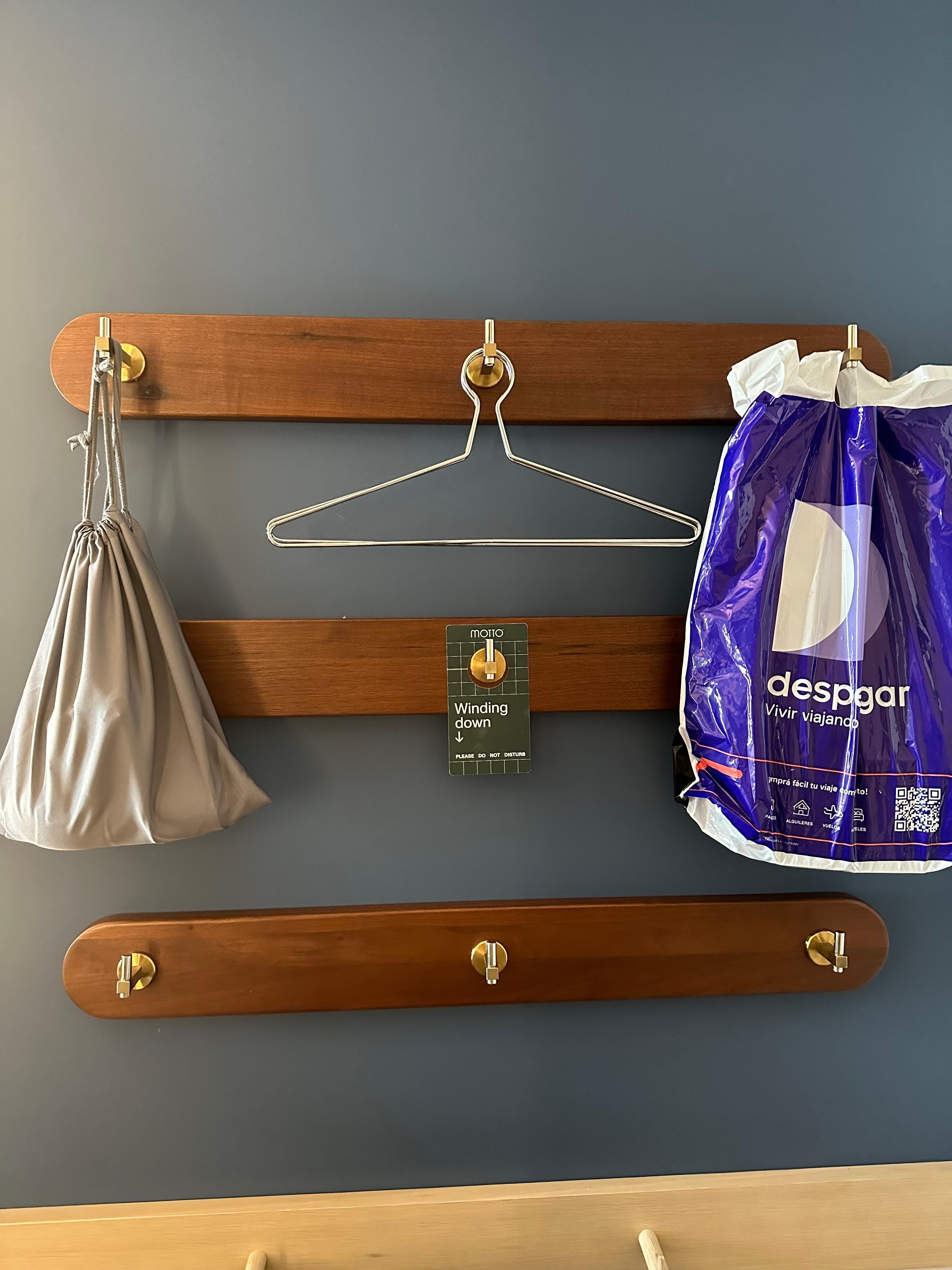 Todo el lugar para colgar ropa