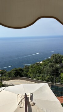 Vista da sacada do quarto