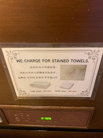 No stain or you be paying for it.