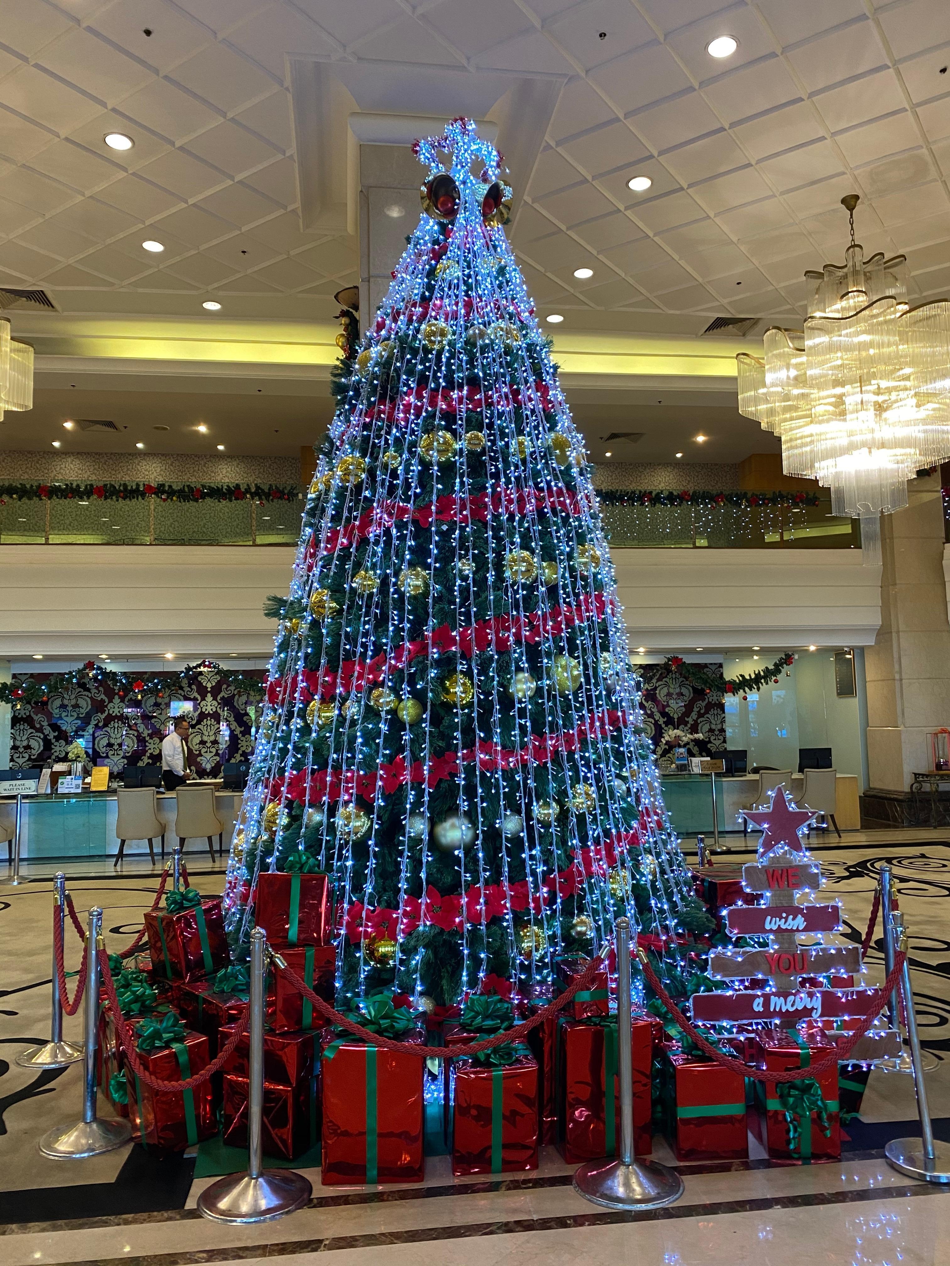 年末ですがツリーはまだありました