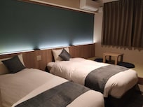 寬敞的兩人房,旁邊還有榻榻米休憩區