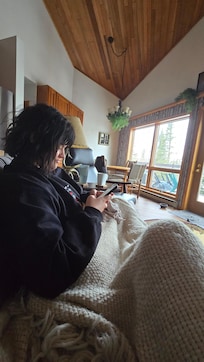 A cozy way to watch the sunrise!