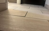 Uneven floor in our room