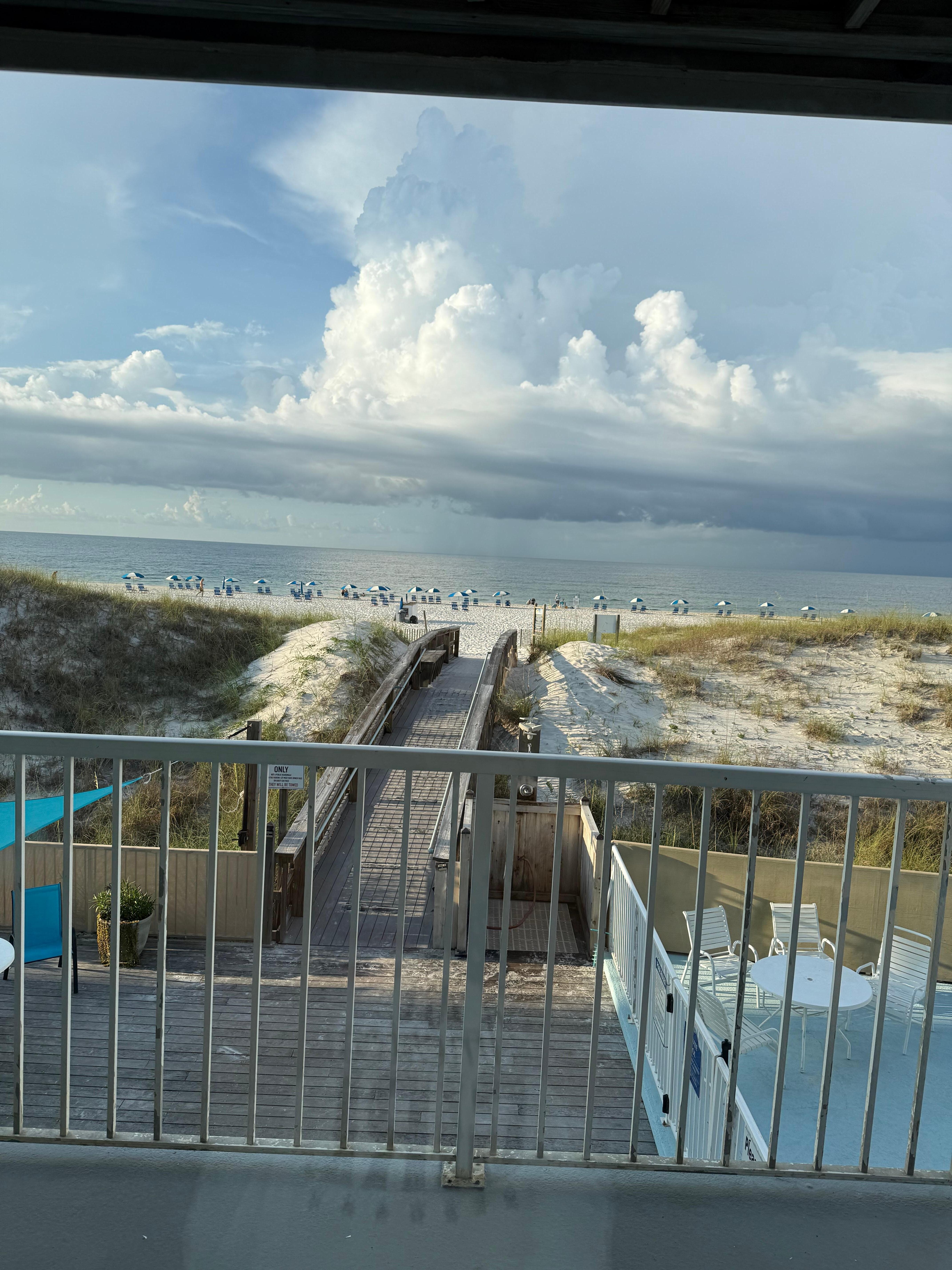 View from balcony
