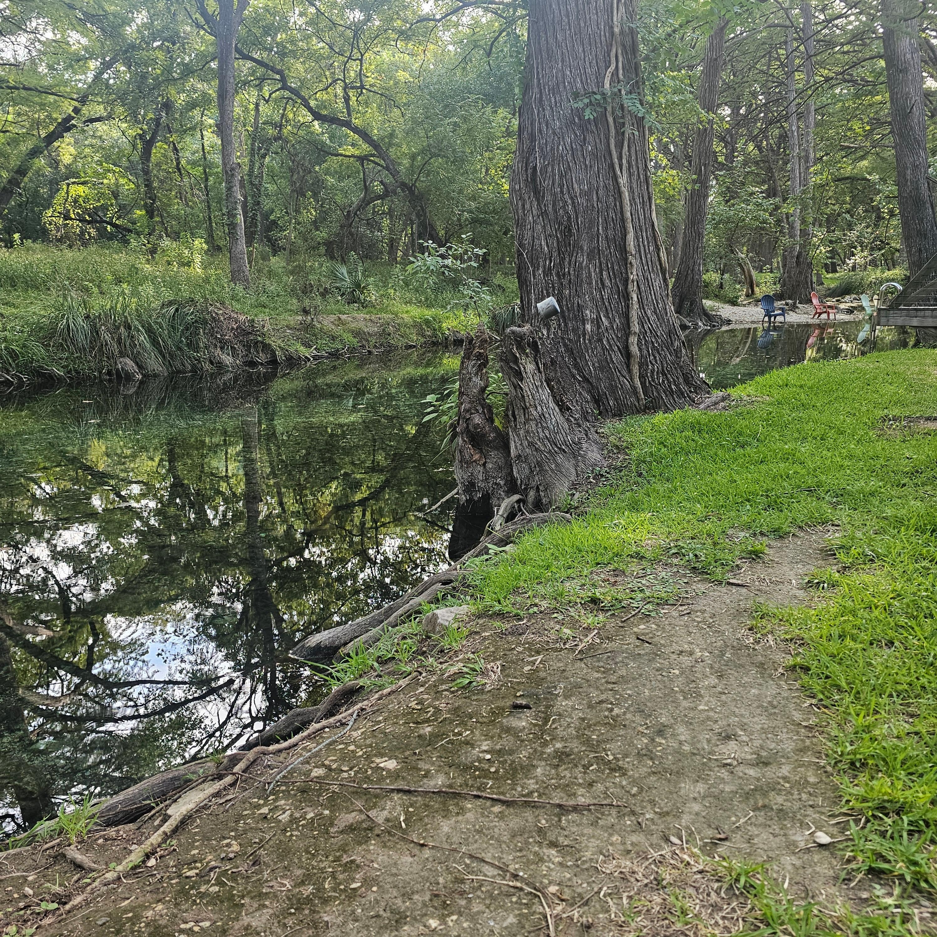 At water looking right