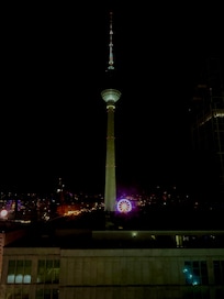 Night view from our room