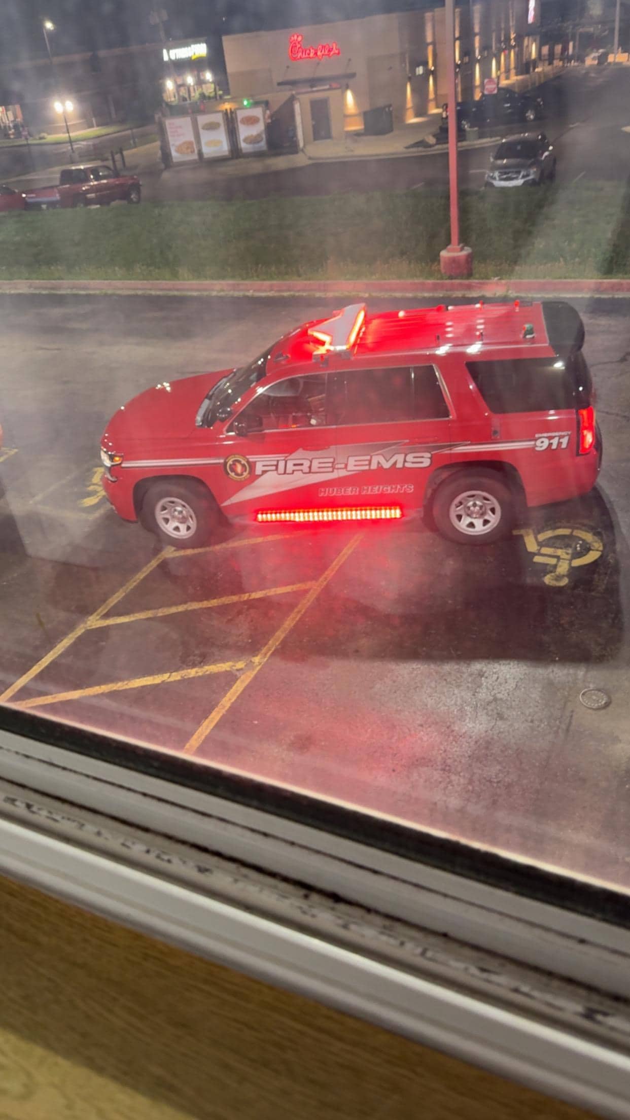 Fire department on site