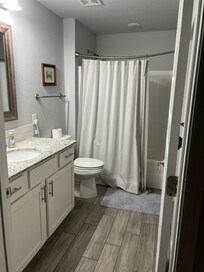 One of the bathrooms. We never ran out of hot water, That was great.