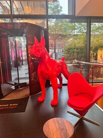 Every hotel needs a Red Great Dane
